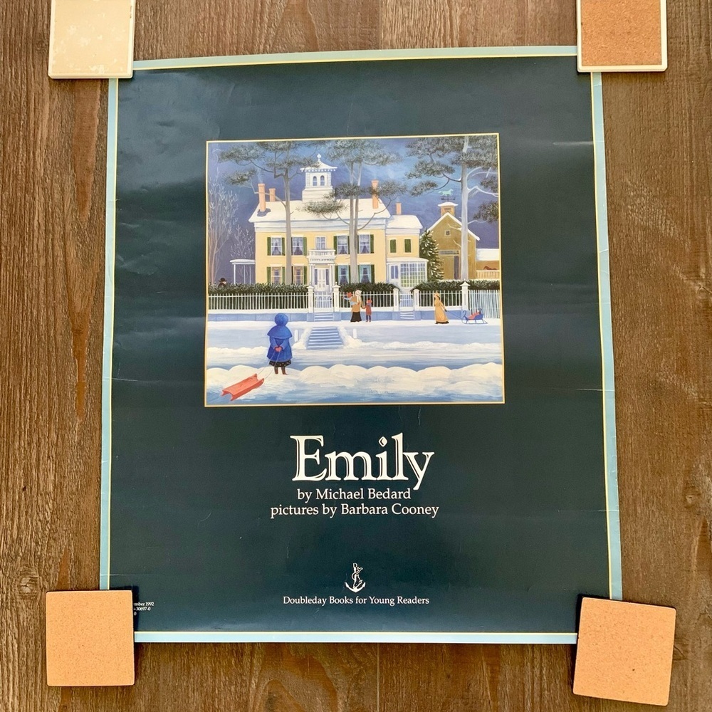 Poster Print “Emily “ By Michael Bedard 21/25 Inch 1992